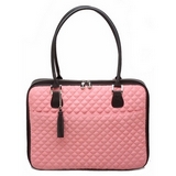 Mango Tango Pink Quilt in Faux Suede Luggage Laptop Bag Coupons